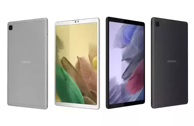 Samsung Galaxy Tab A7 Lite Gray And Silver
