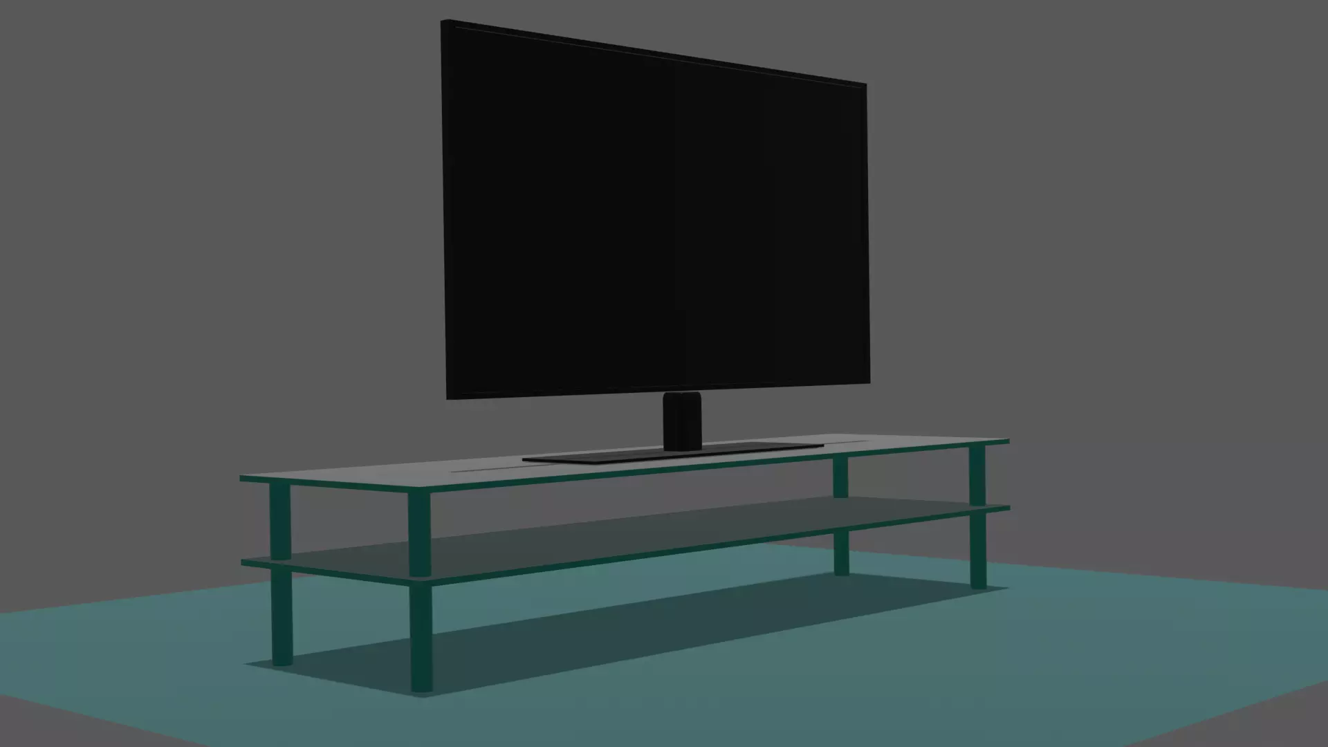 TV Stand 3D model_0