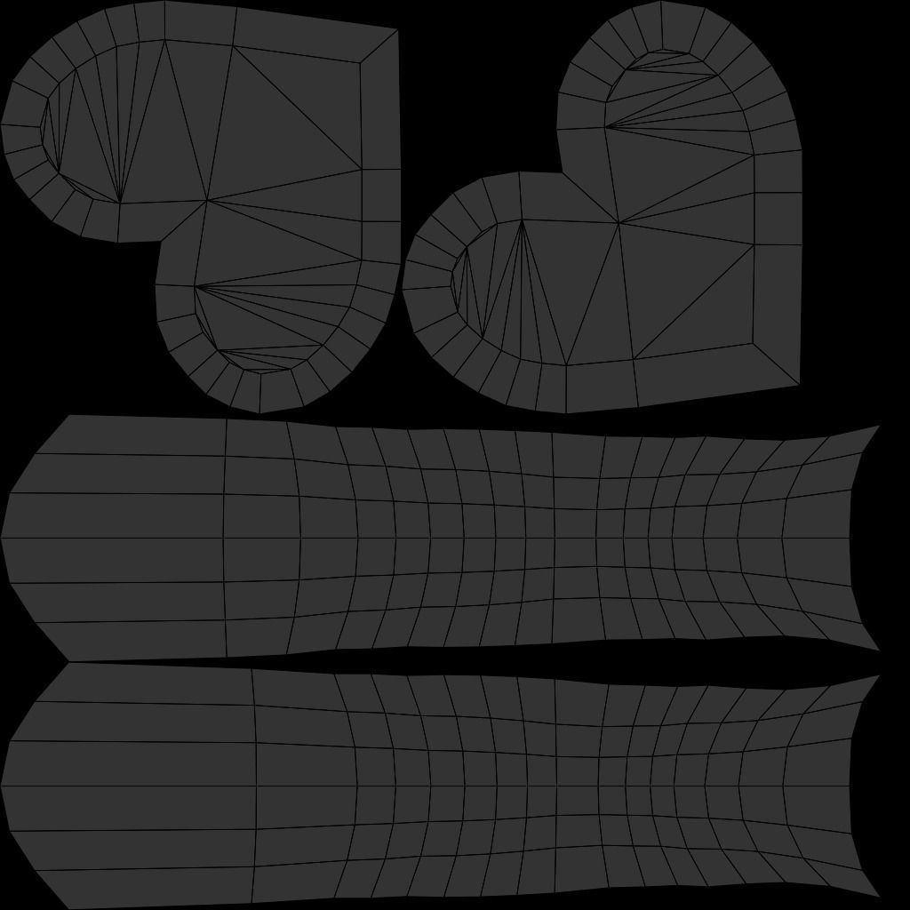 Stylized Heart Low-poly 3D model_40