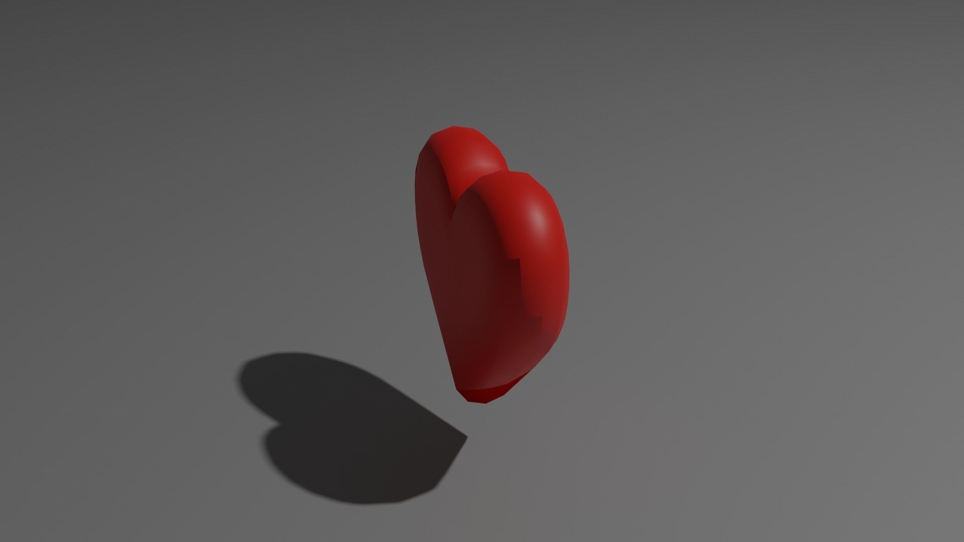 Stylized Heart Low-poly 3D model_17