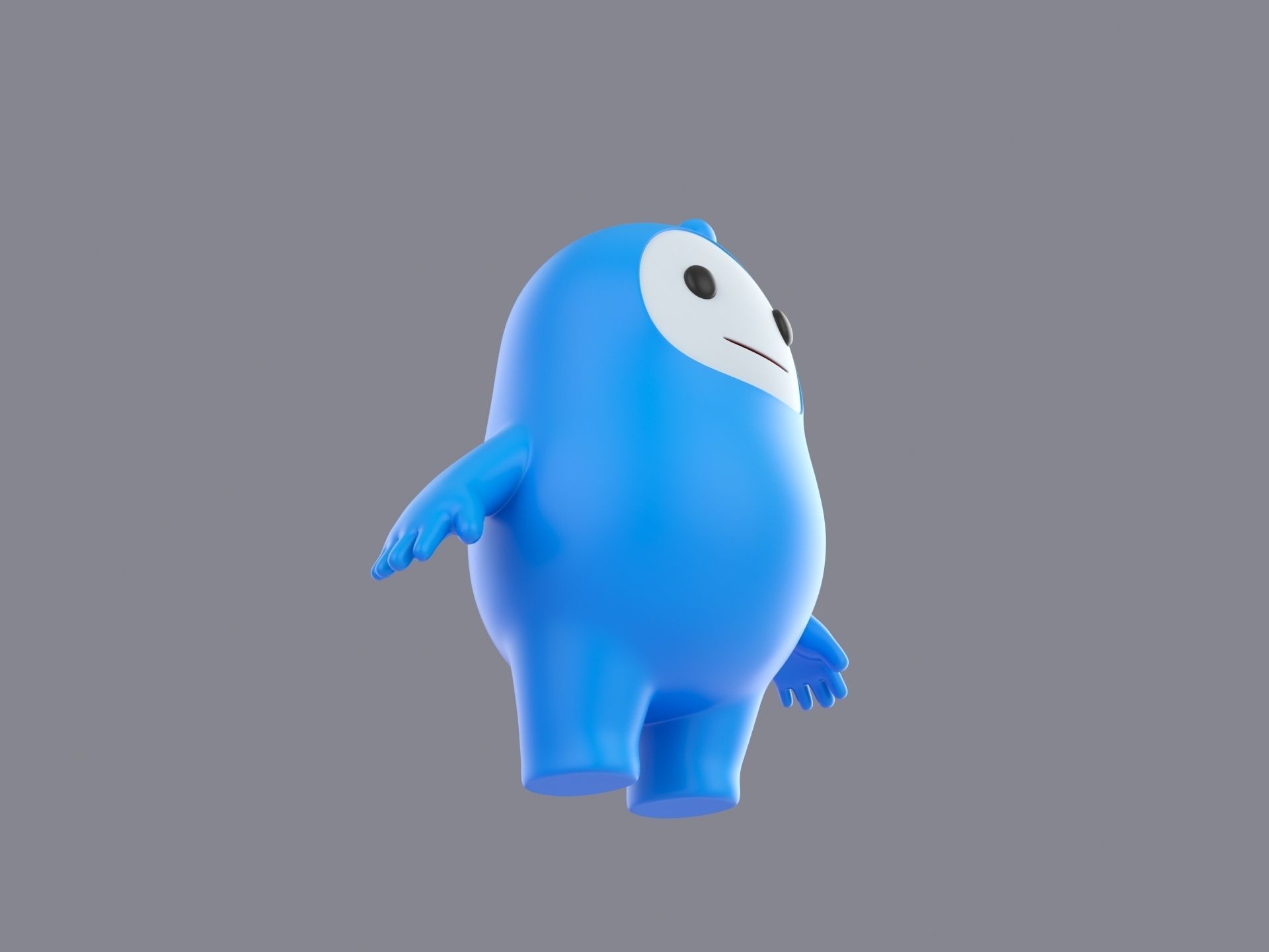Mascot 008 3D model_2