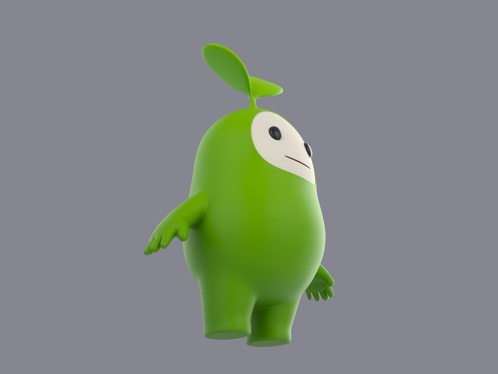 Mascot 010 3D model_2