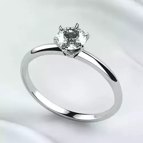 5mm Gemstone Tiffanys Style Gold Ring