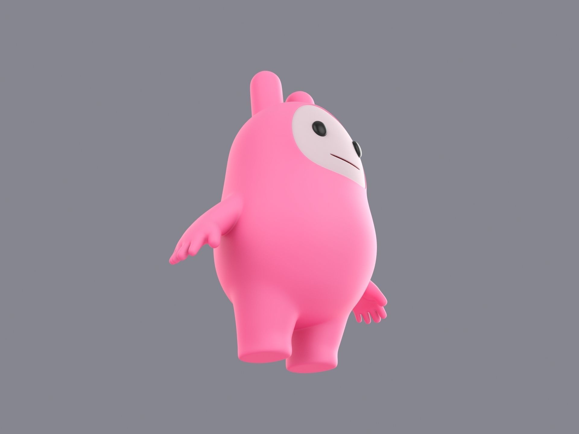 Mascot 011 3D model_2