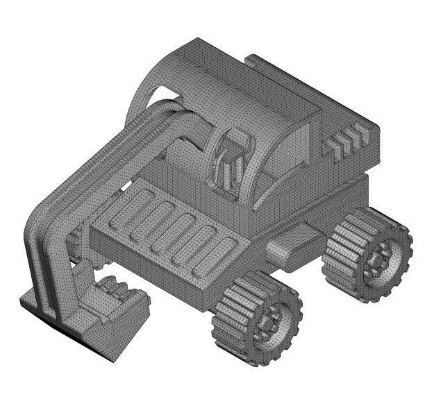 Classic Earth Moving Machine 3D print model_3