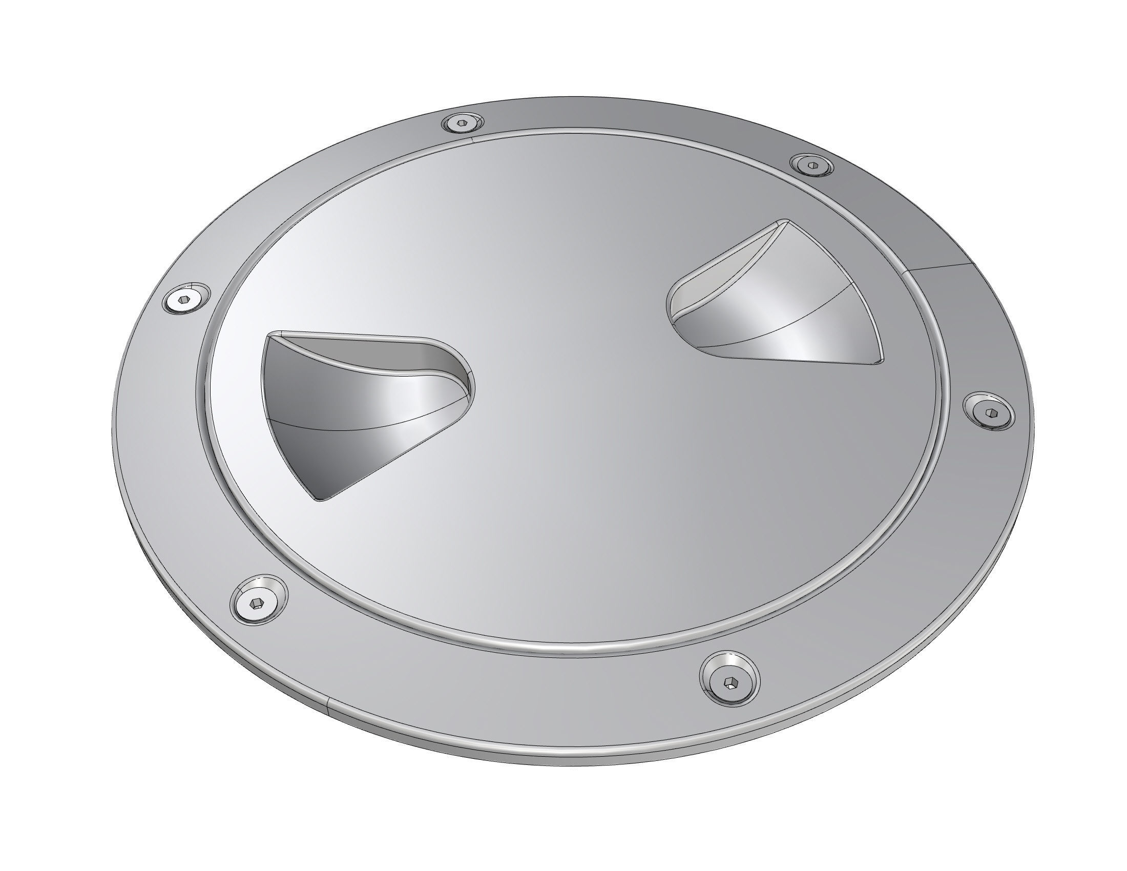 Marine Inspection Lid 3D model_5