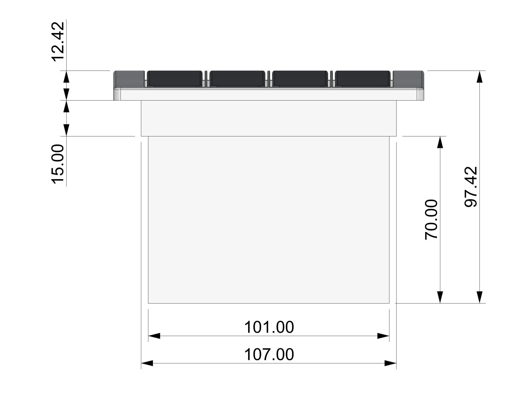 Marine Switch Panel 4 3D model_5