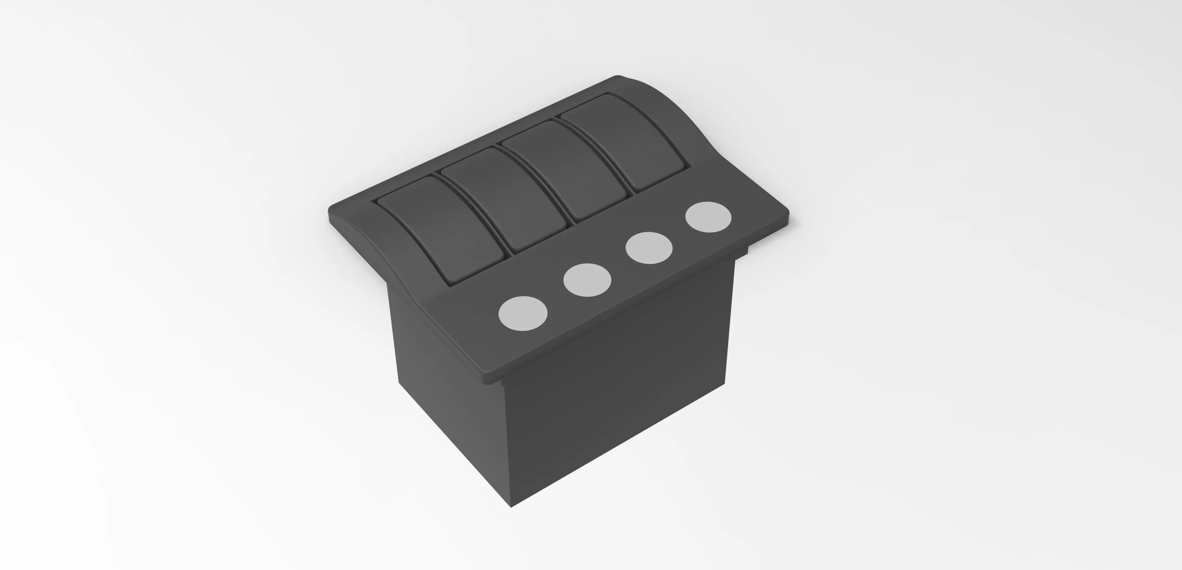 Marine Switch Panel 4 3D model_0