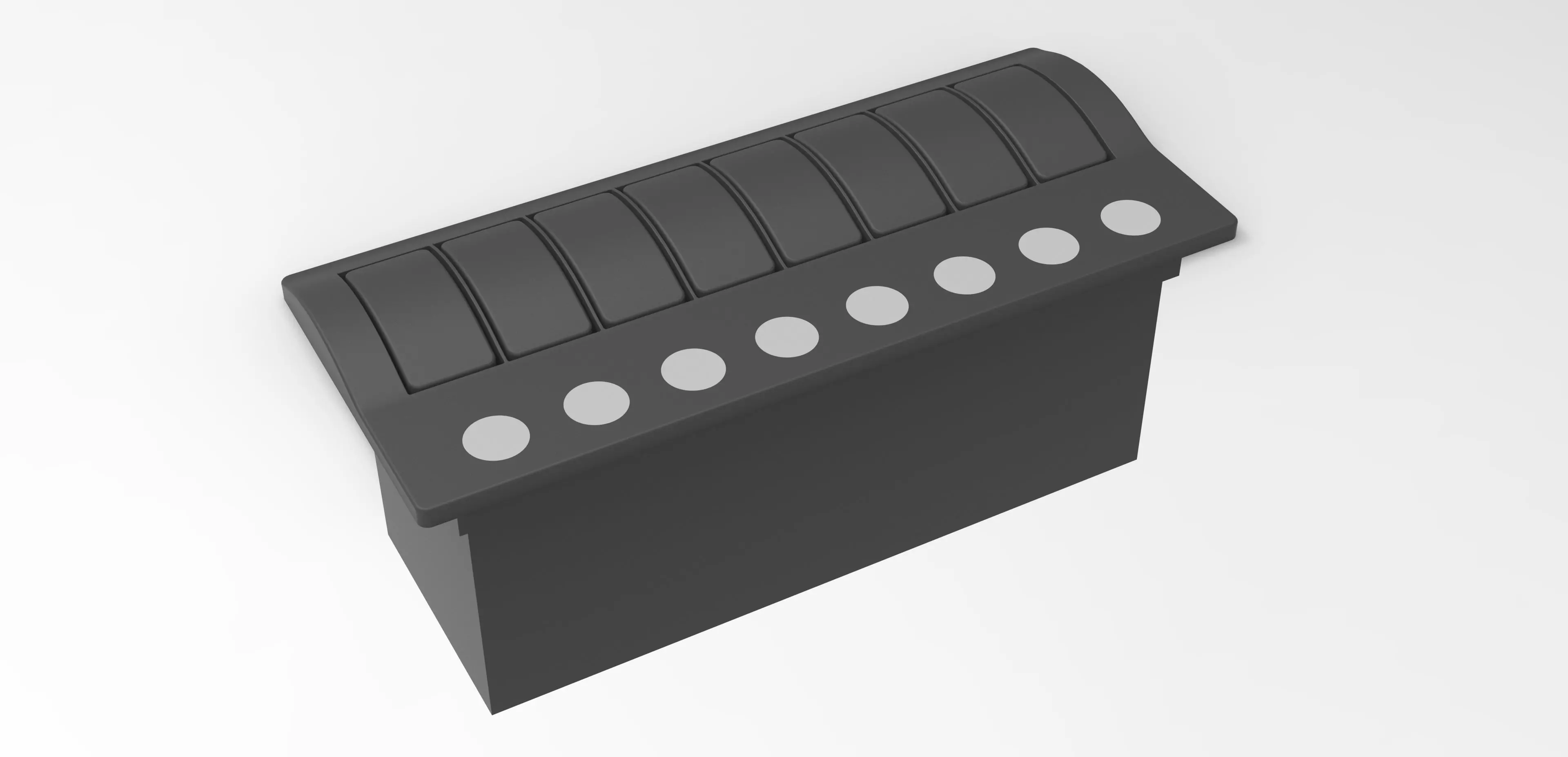 Marine Switch Panel 8 3D model_0