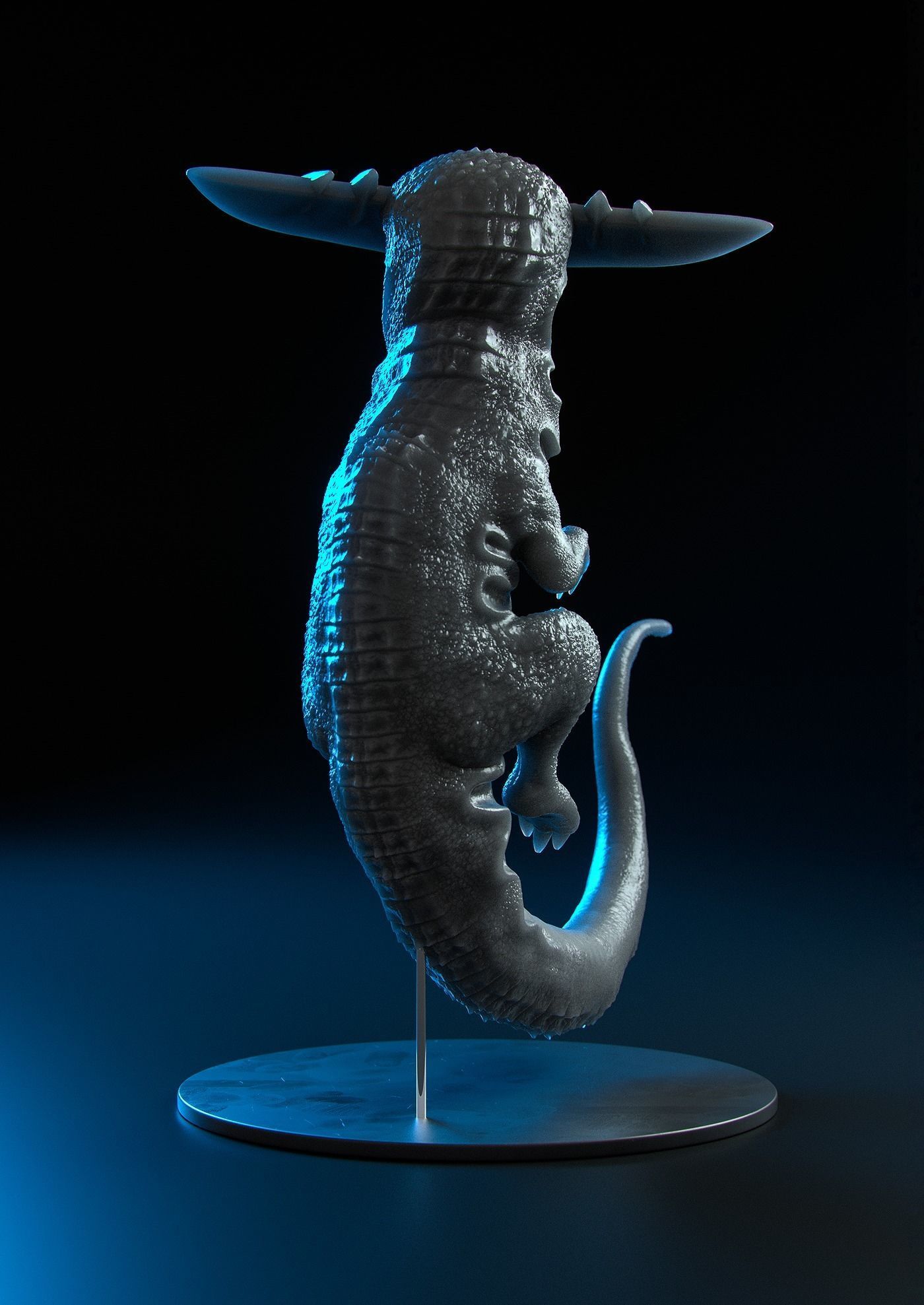 DRAGAPULT lizard 3D print model_2