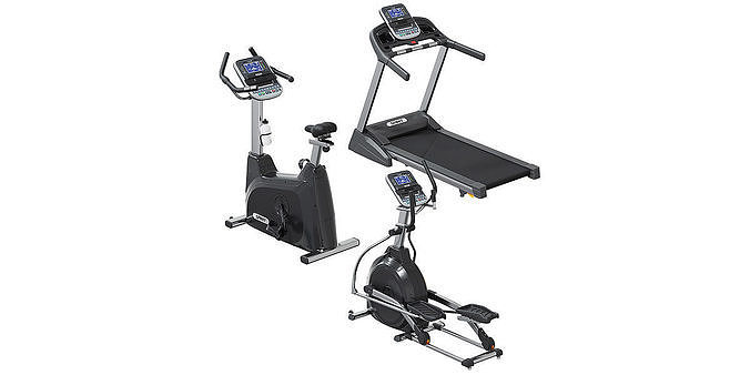 Fitness Machines Collection BLENDER 3D Model Cycles 3D model