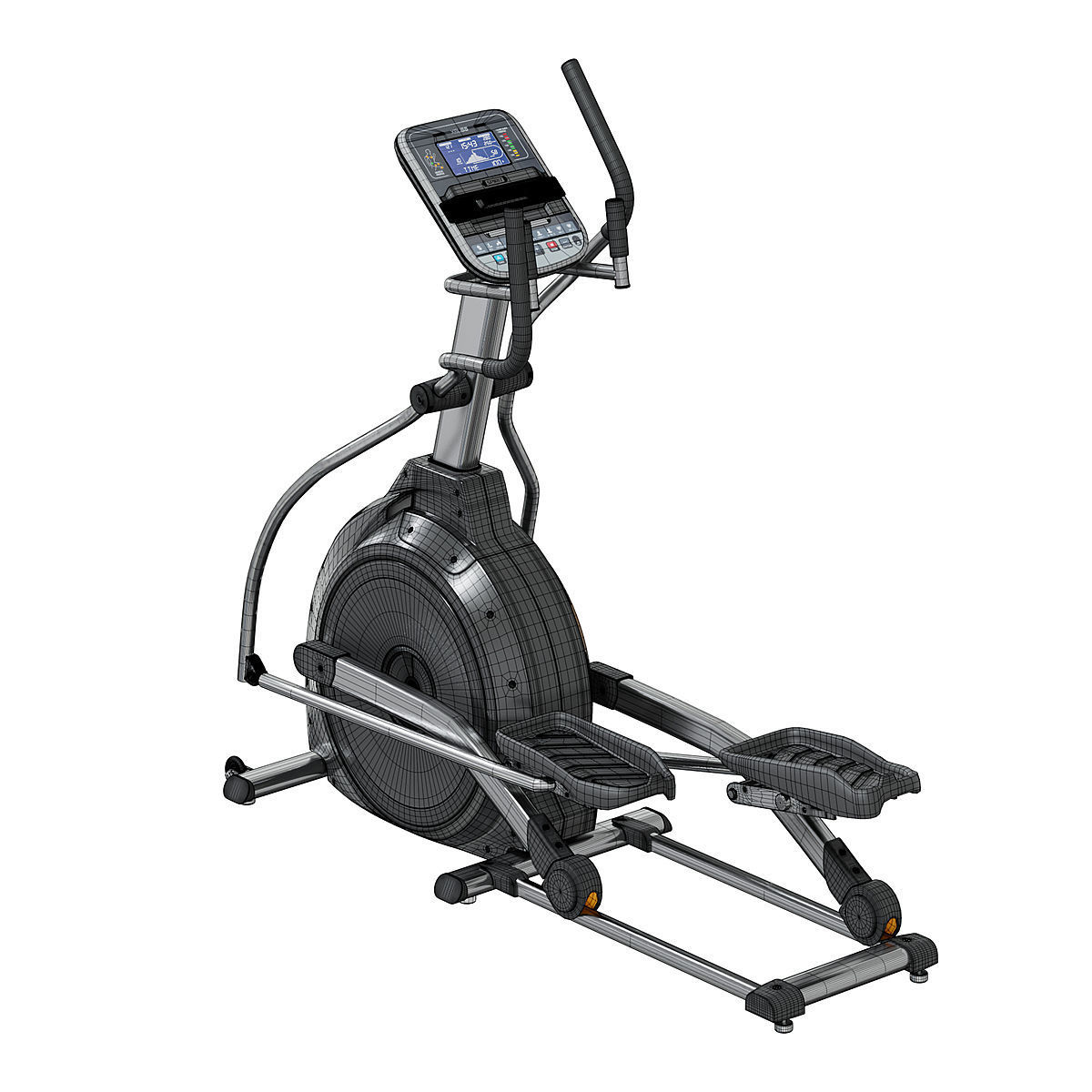 Fitness Machines Collection BLENDER 3D Model Cycles 3D model_6