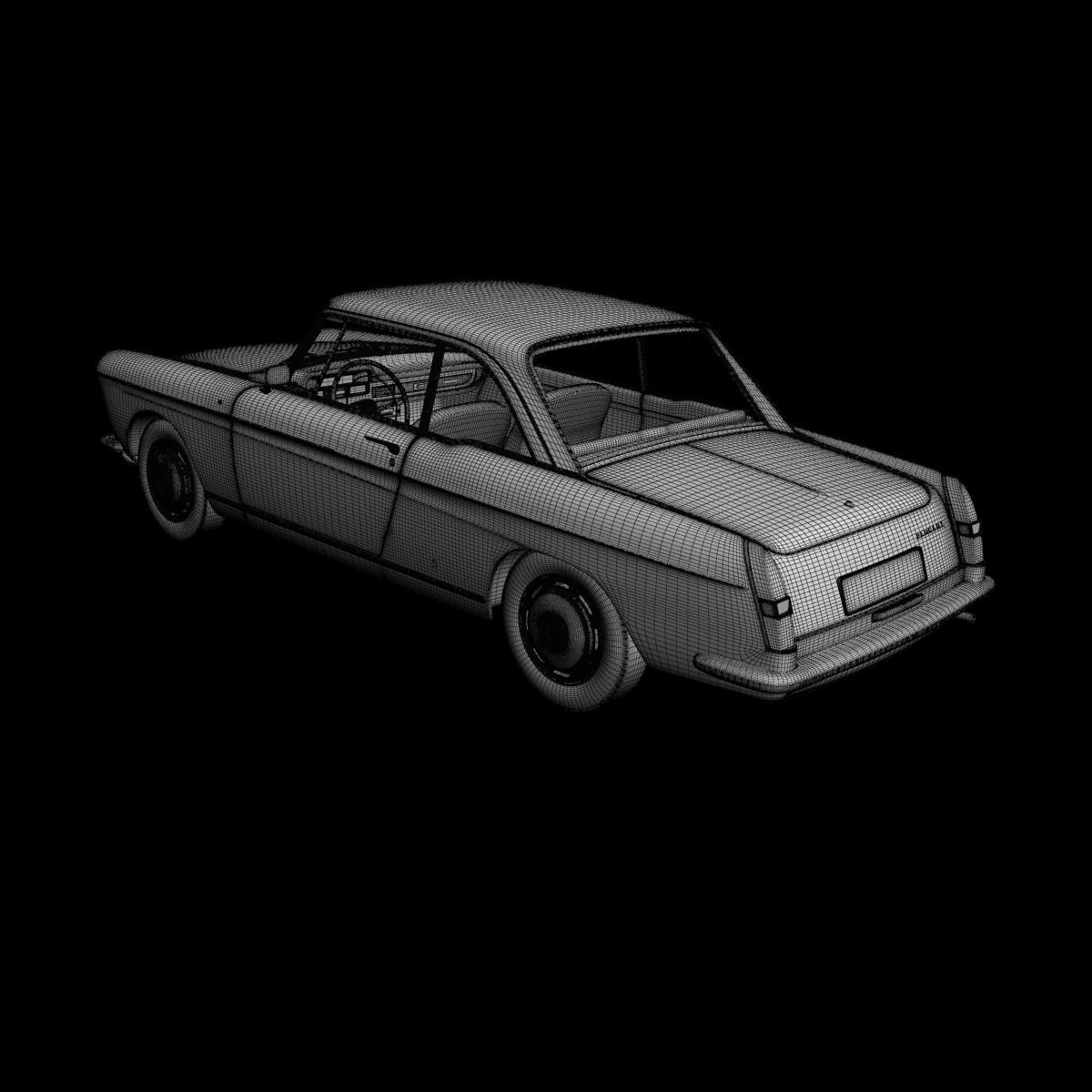 Peugeot 404 Coupe 3D model_16