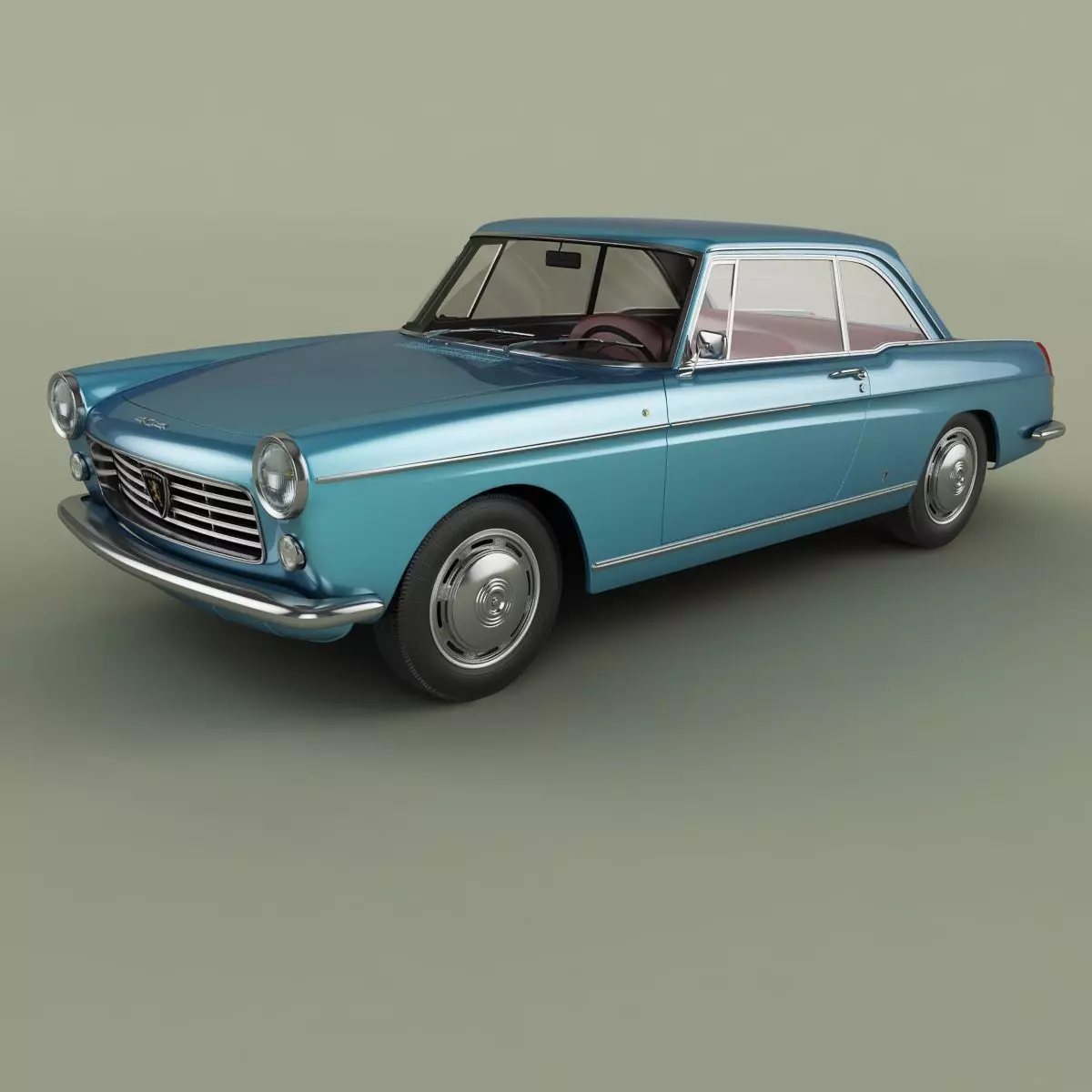 Peugeot 404 Coupe 3D model_0