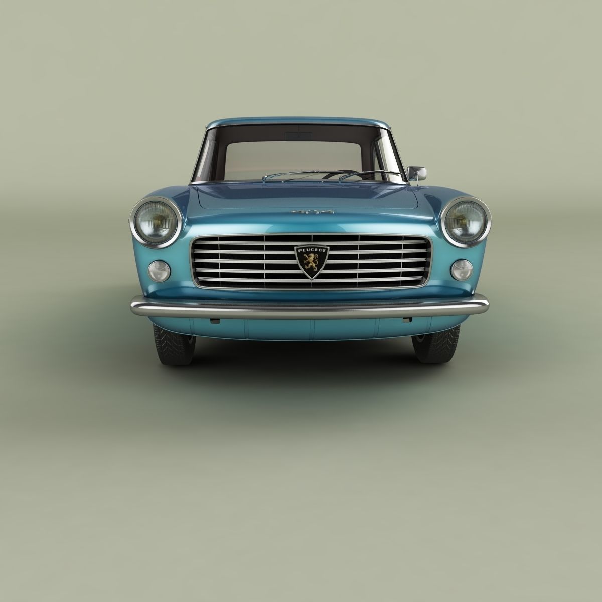 Peugeot 404 Coupe 3D model_4