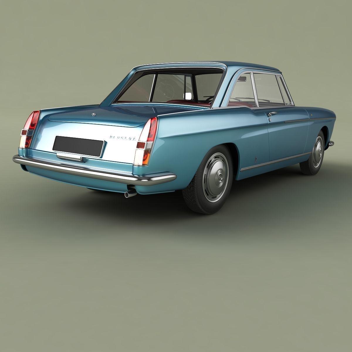 Peugeot 404 Coupe 3D model_2