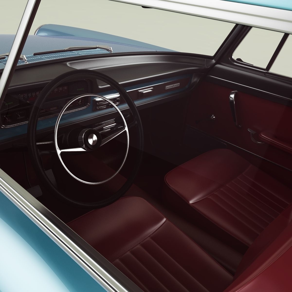 Peugeot 404 Coupe 3D model_8