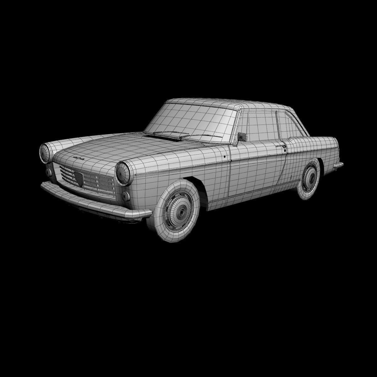 Peugeot 404 Coupe 3D model_13