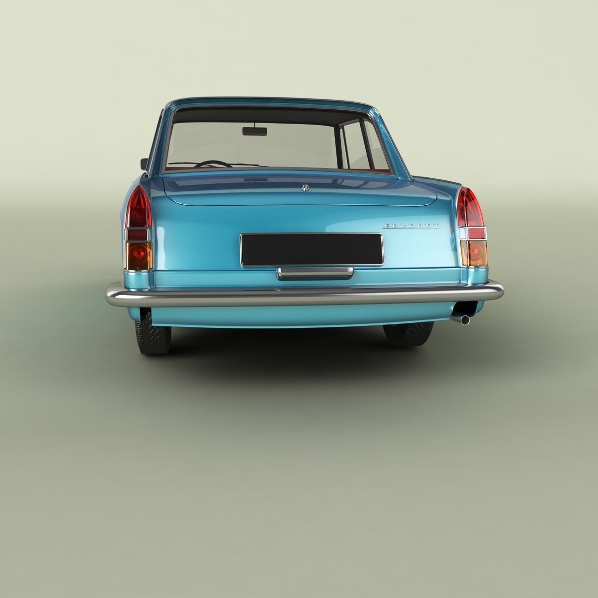 Peugeot 404 Coupe 3D model_3