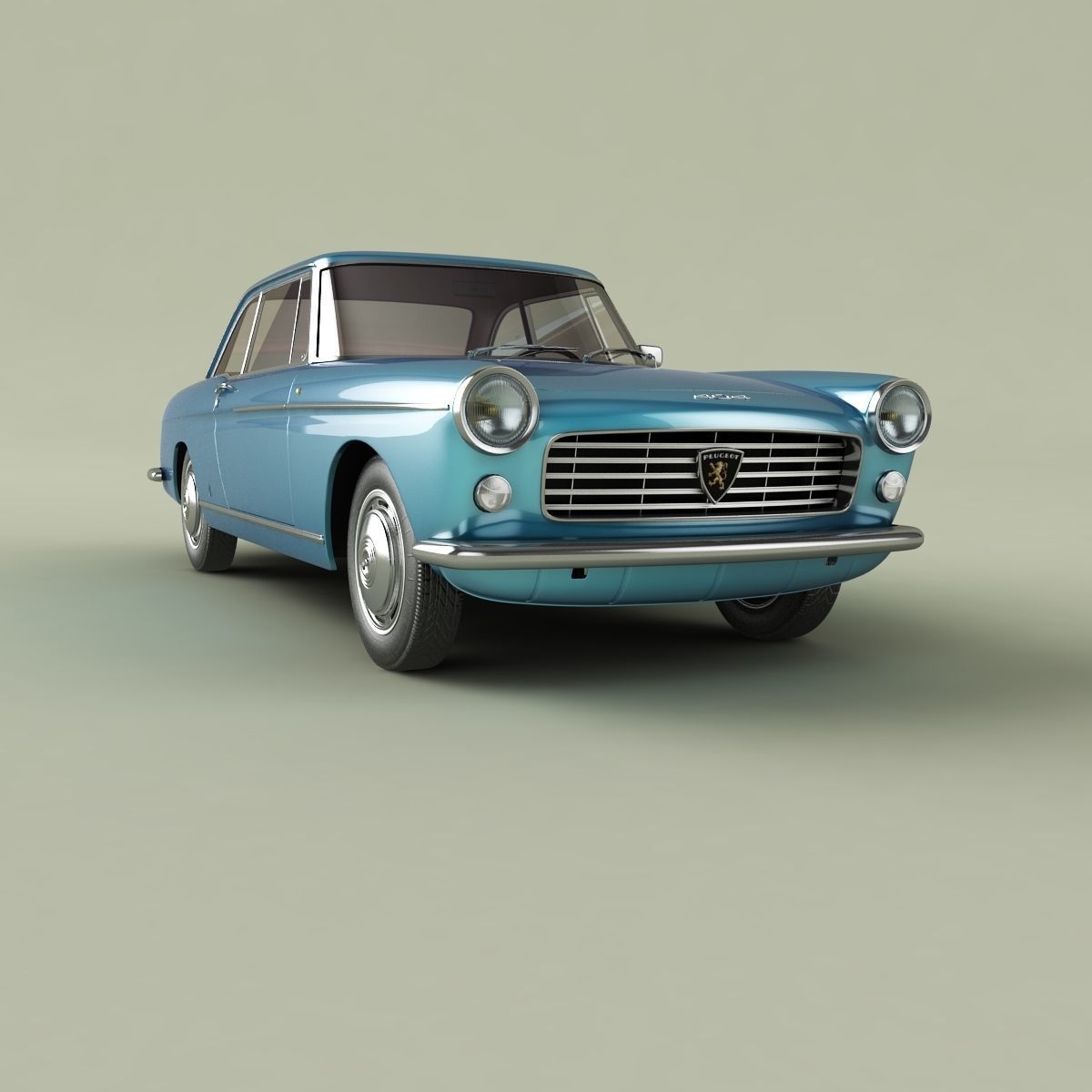 Peugeot 404 Coupe 3D model_9