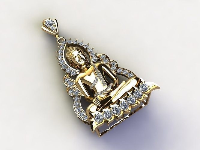 Buddha Pendant new design 2021 cad file 3D model