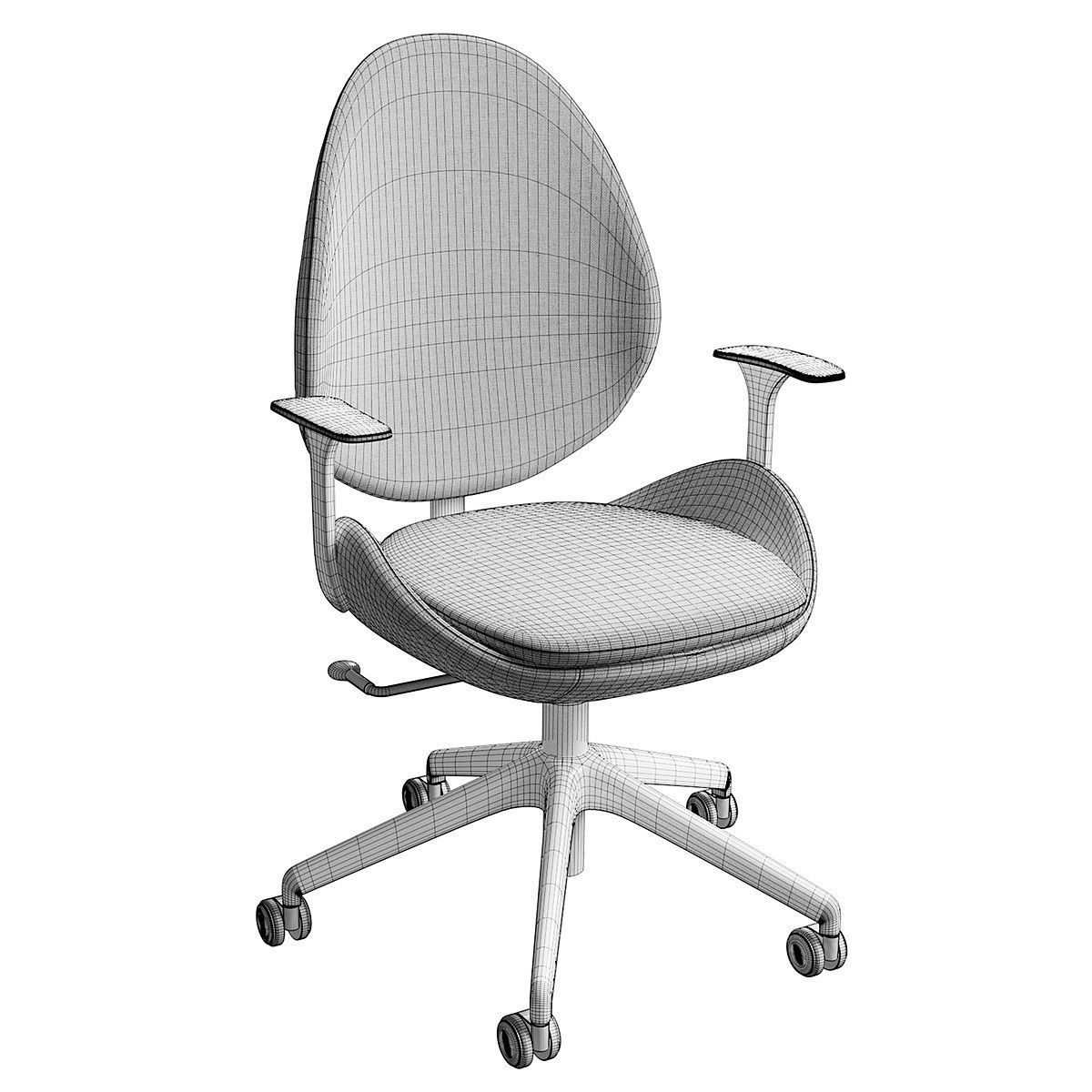 Ikea HattefjALl BLENDER 3D Model Cycles 3D model_5