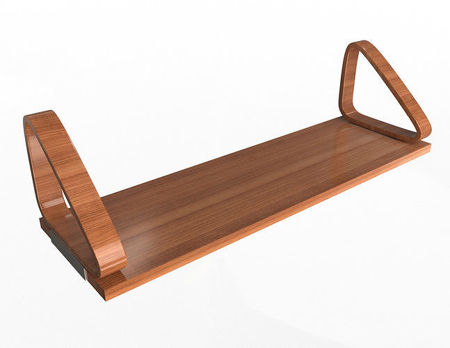 Wall Shelf Low-poly 3D model