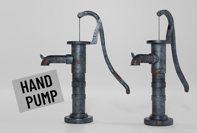 Old hand pump  3D model