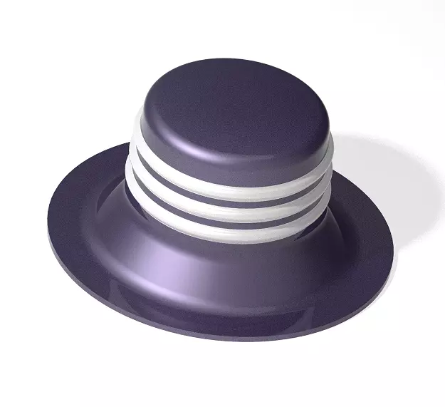 Classic Summer Hat 3D print model_0