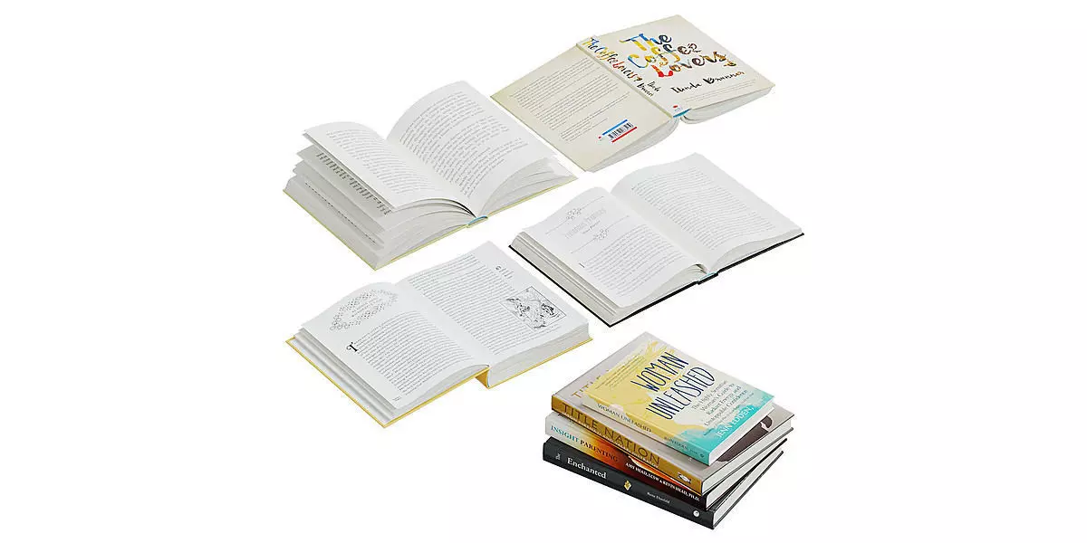 Open Books Set BLENDER 3D Model Cycles 3D model_0