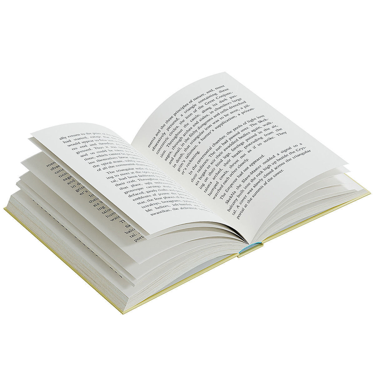 Open Books Set BLENDER 3D Model Cycles 3D model_6