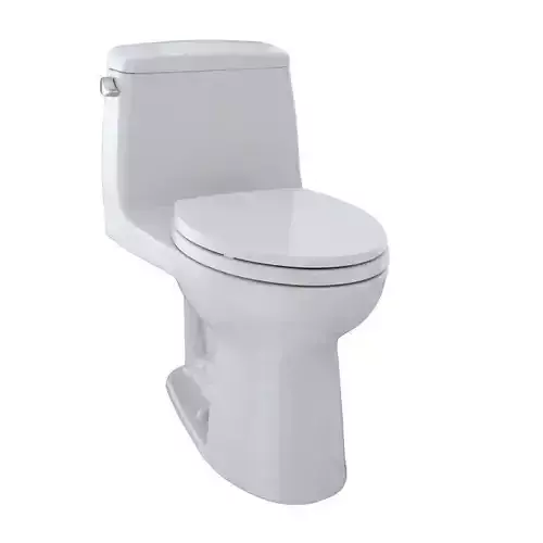  Elongated One-Piece Toilet 