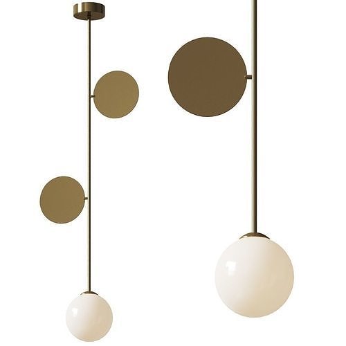 Plates Pendant by Atelier Areti 3D model