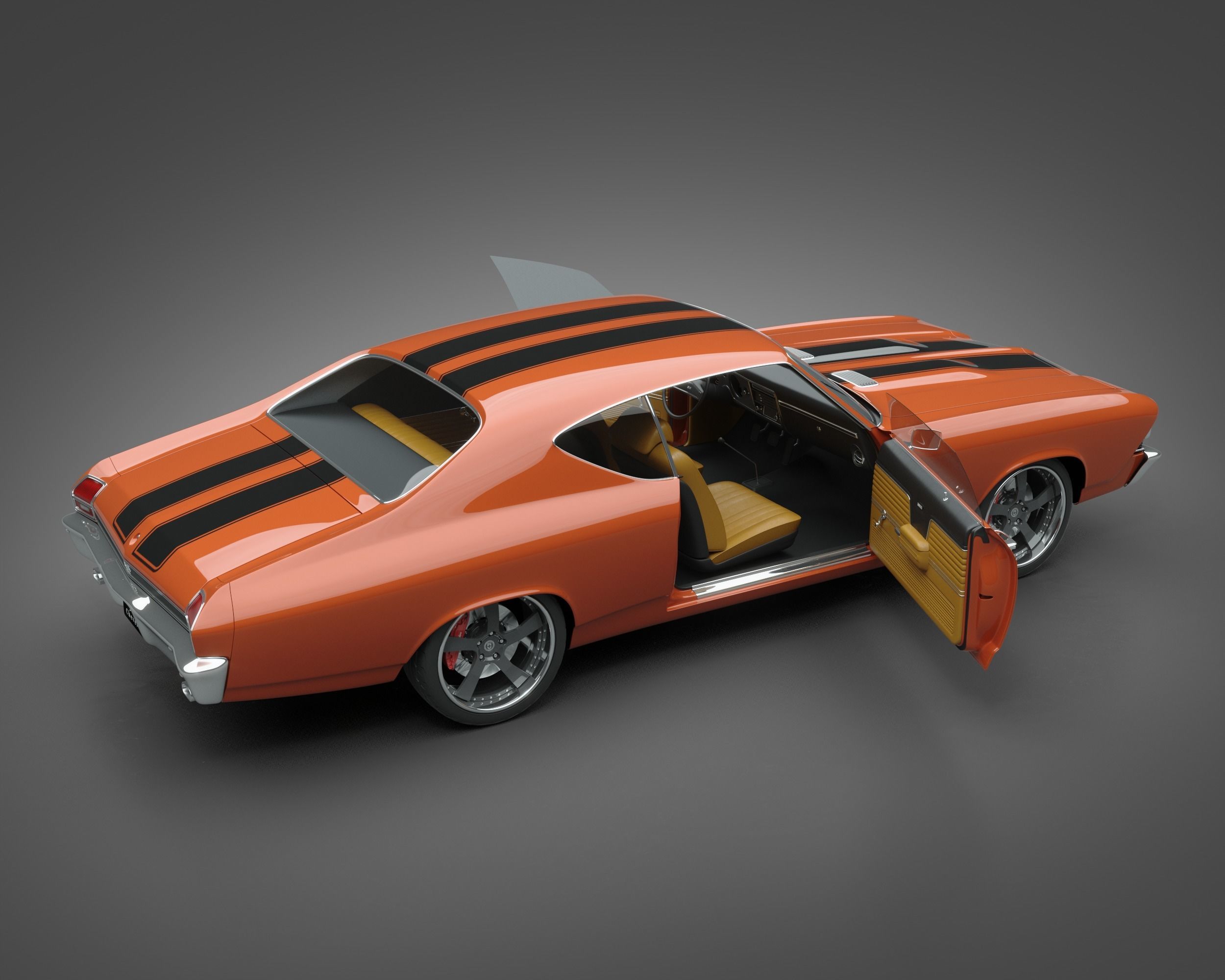 1969 Chevrolet Chevelle SS 3D model_7