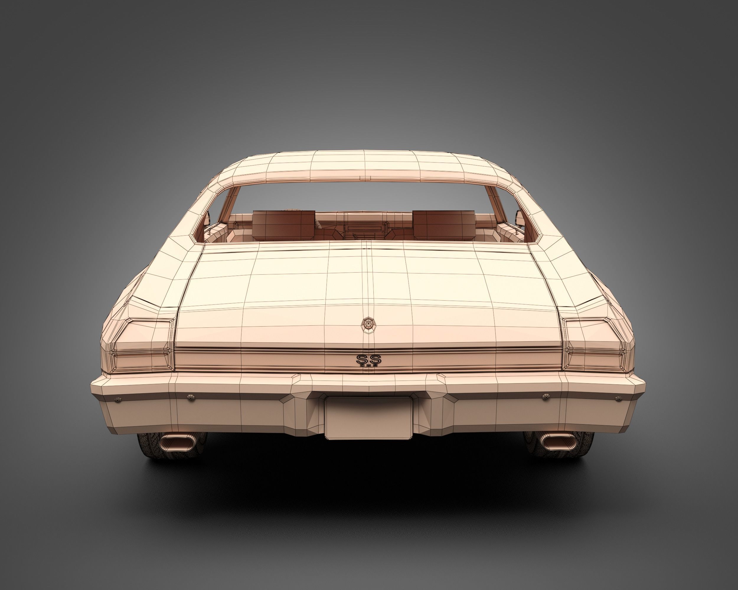 1969 Chevrolet Chevelle SS 3D model_13