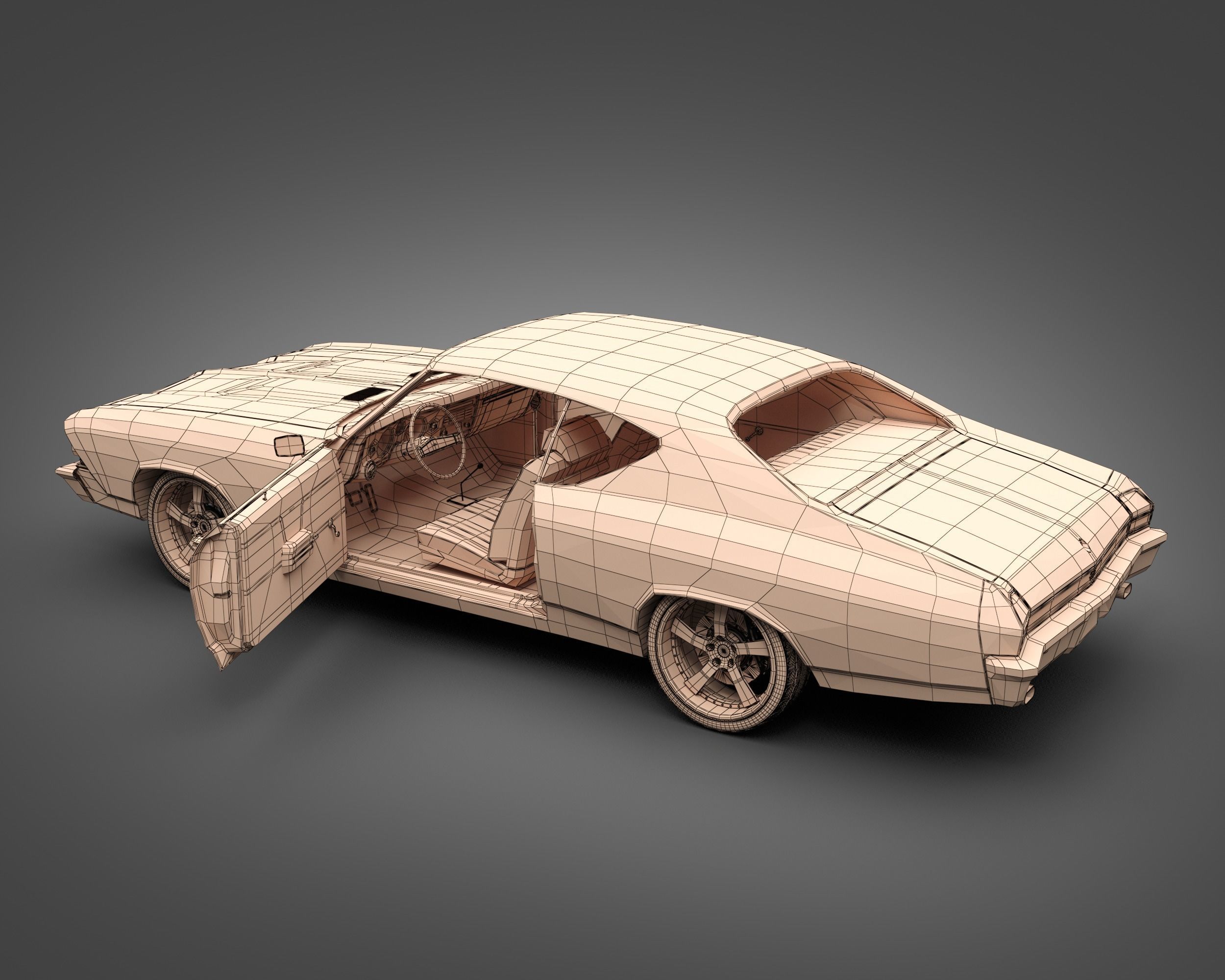 1969 Chevrolet Chevelle SS 3D model_18