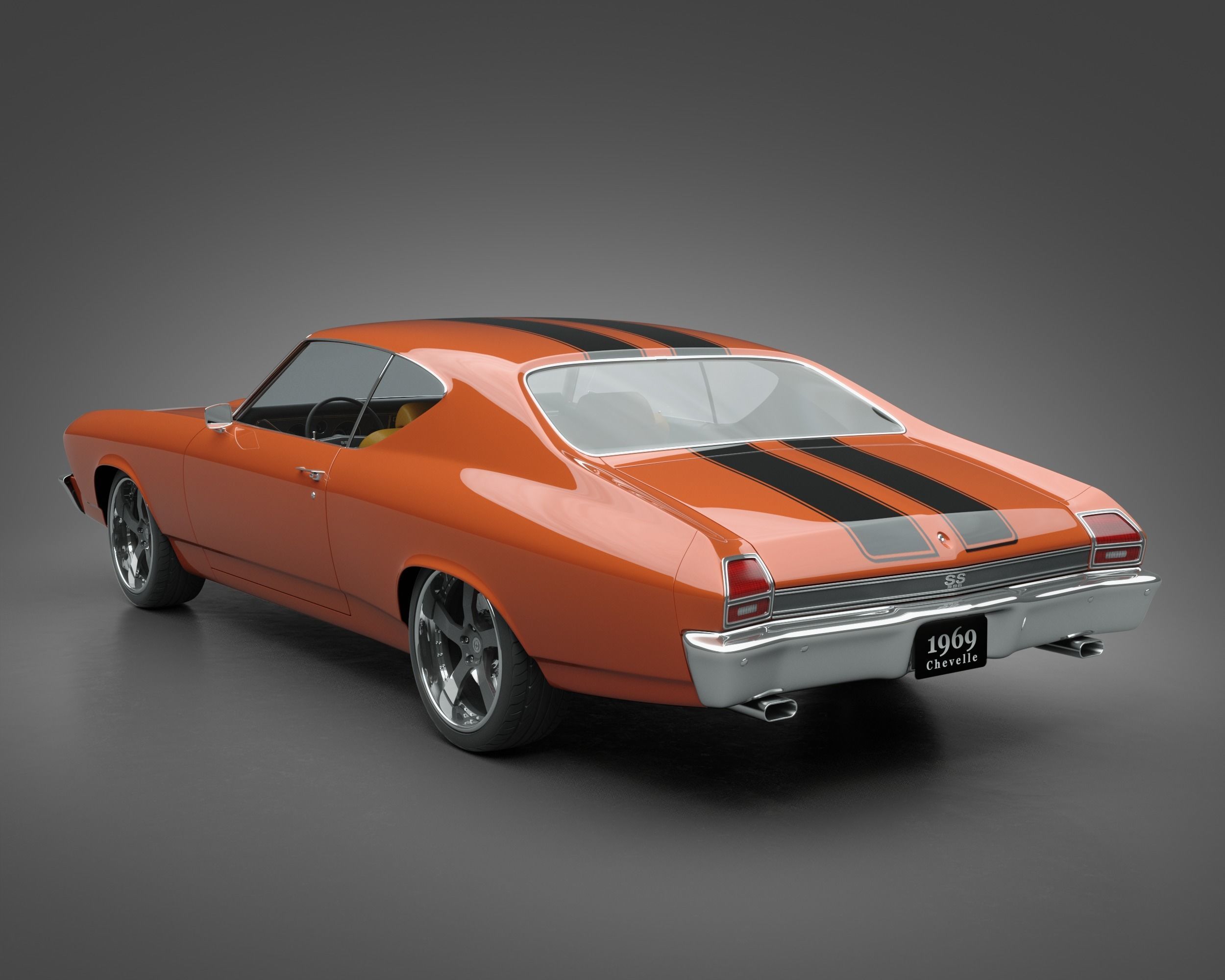1969 Chevrolet Chevelle SS 3D model_6