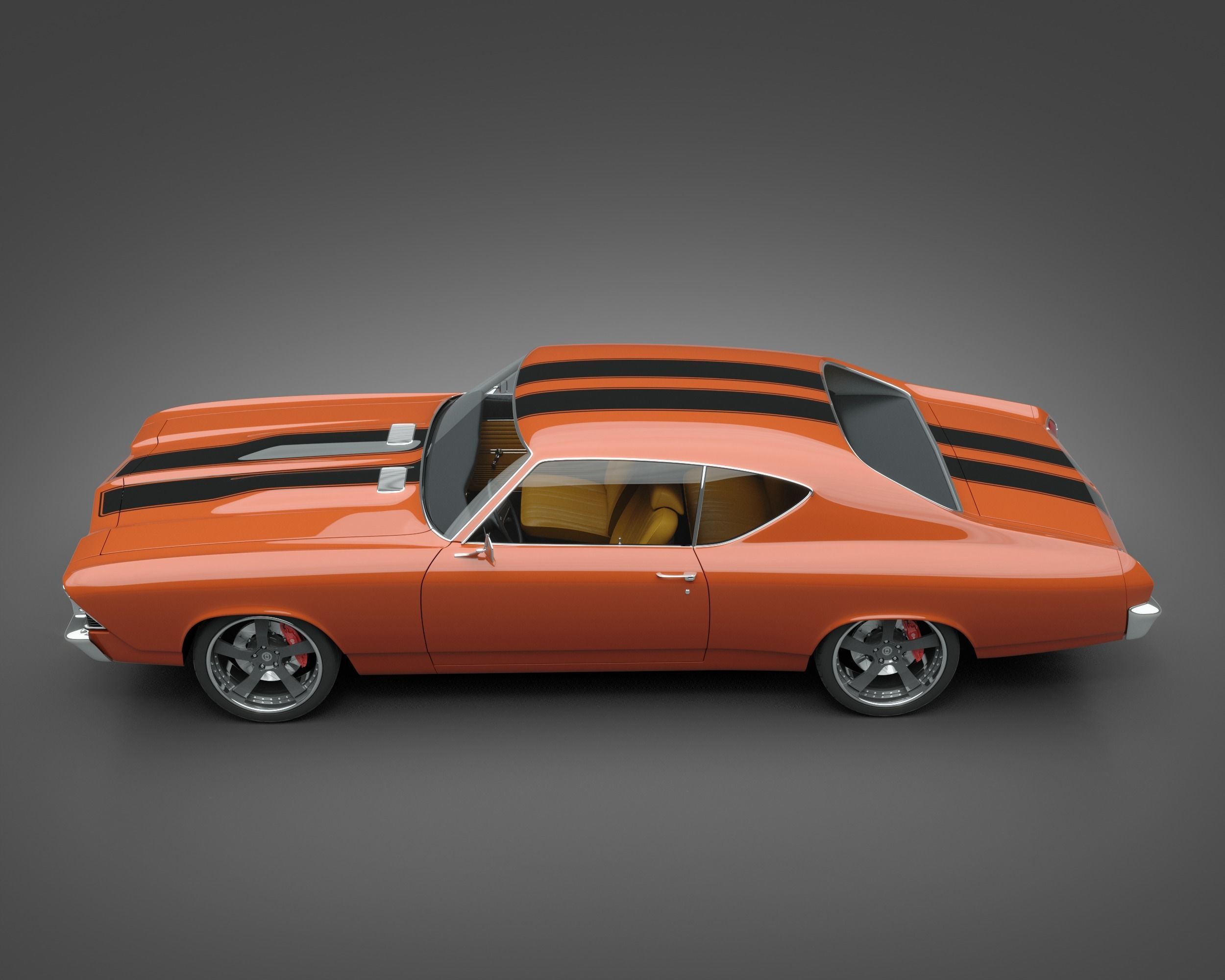 1969 Chevrolet Chevelle SS 3D model_4