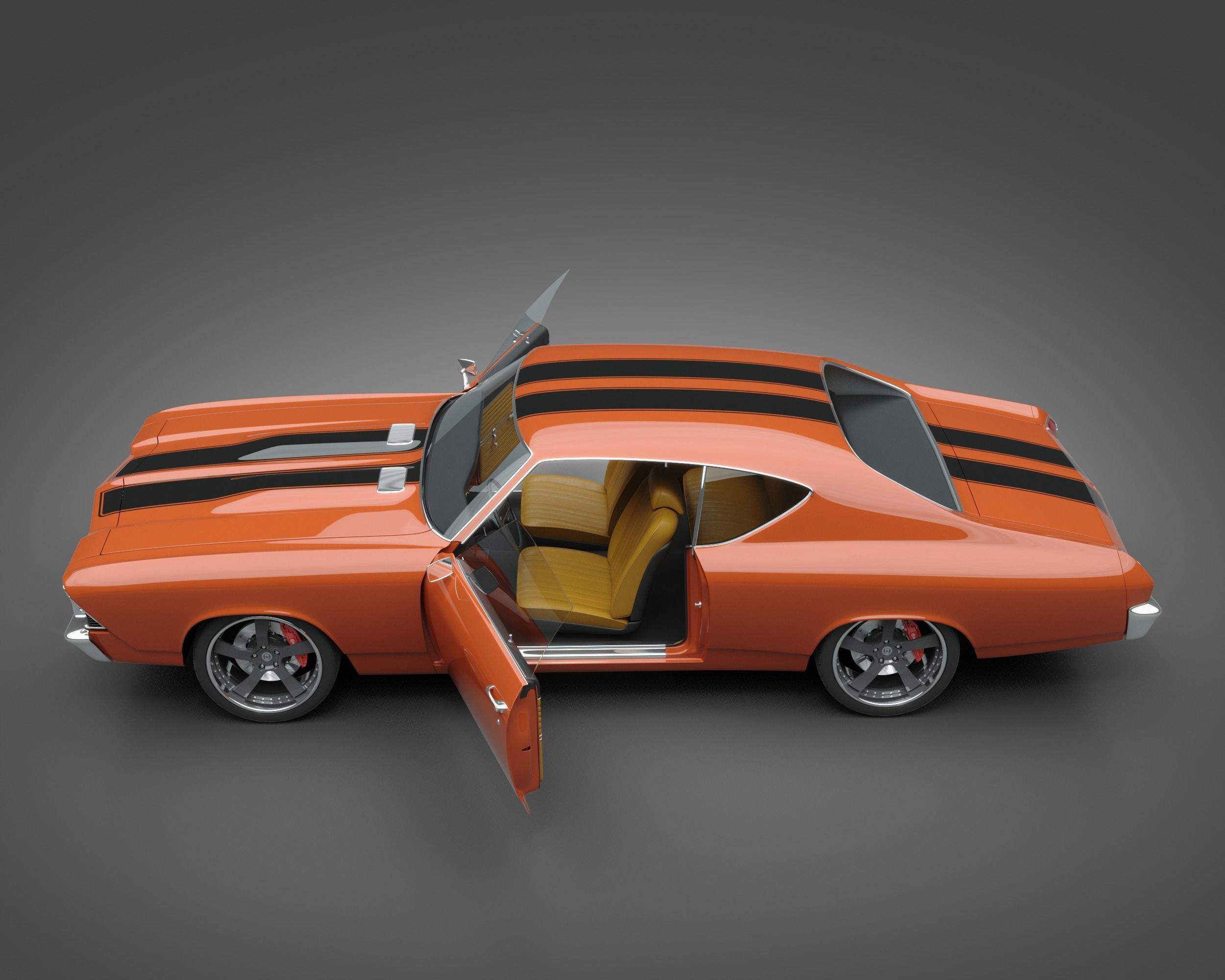 1969 Chevrolet Chevelle SS 3D model_9