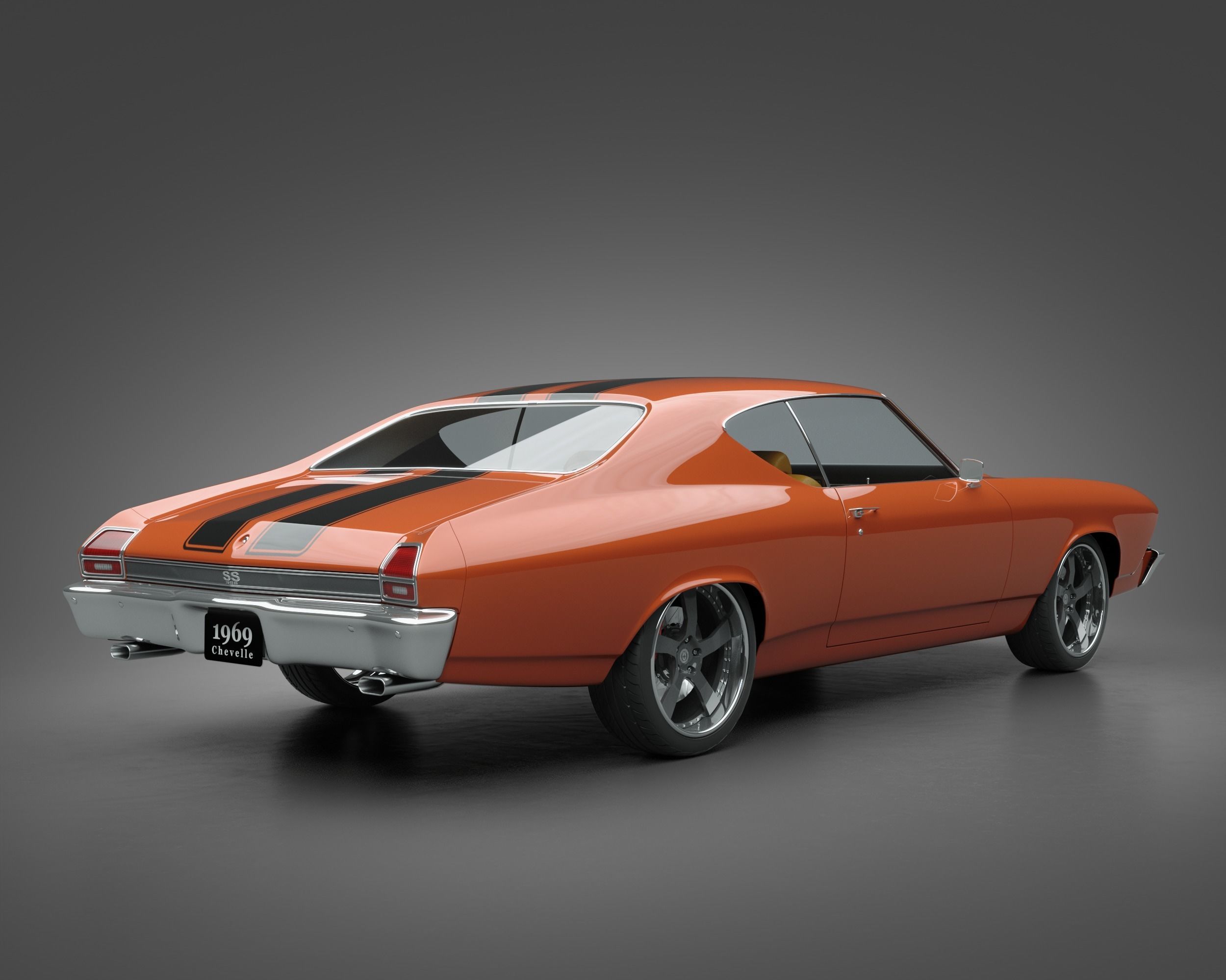 1969 Chevrolet Chevelle SS 3D model_1