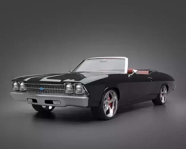 1969 Chevrolet Chevelle Convertible 3D model