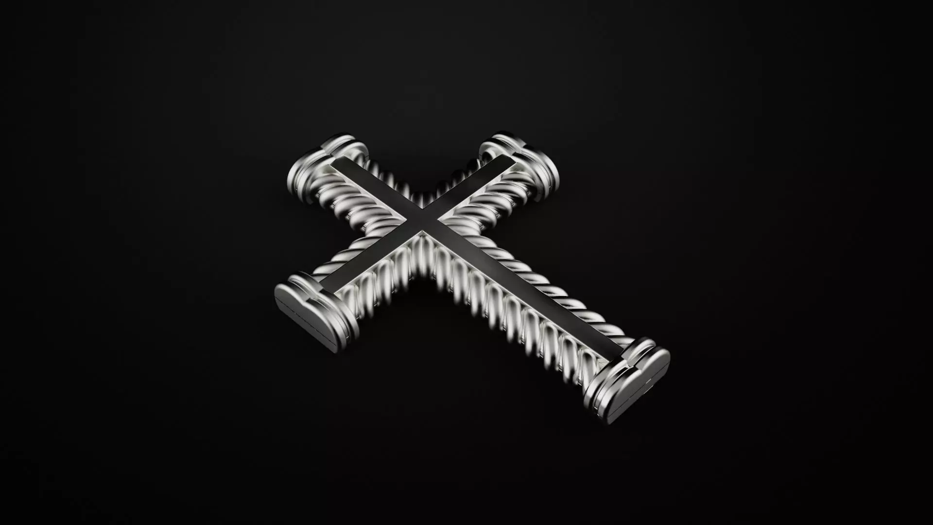 Cross in style david yurman 3D print model_0