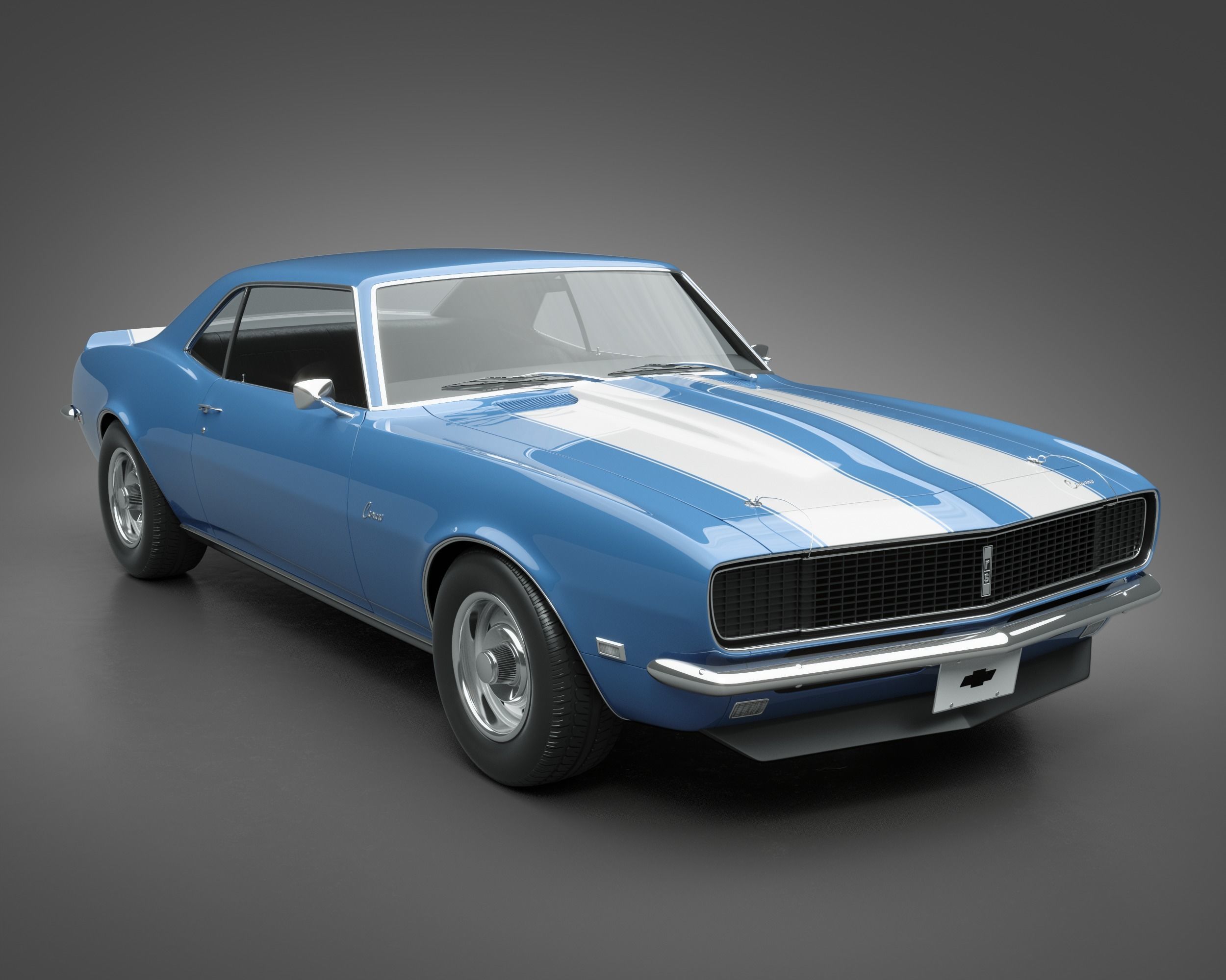 1968 Chevrolet Camaro RS 3D model_5