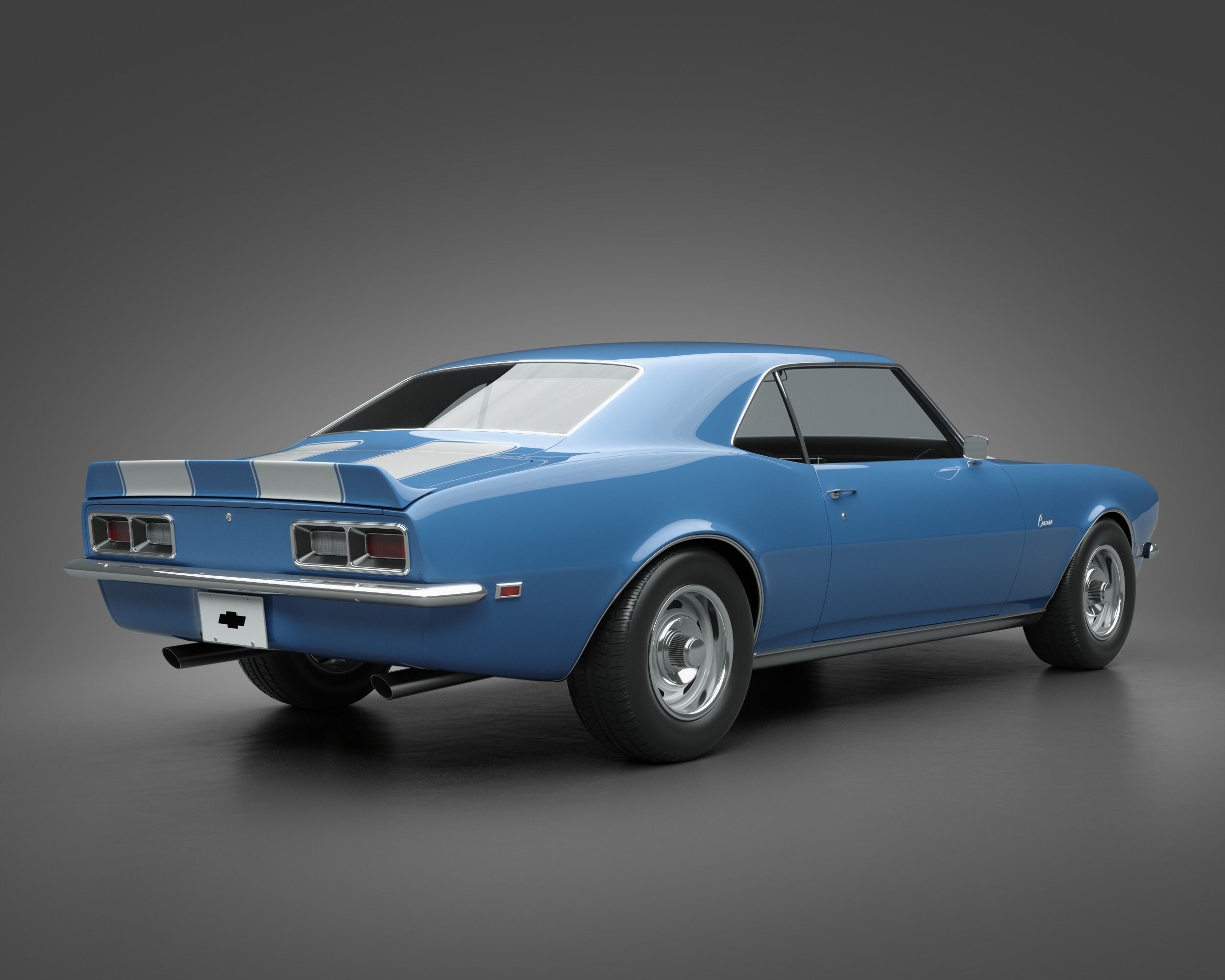 1968 Chevrolet Camaro RS 3D model_1