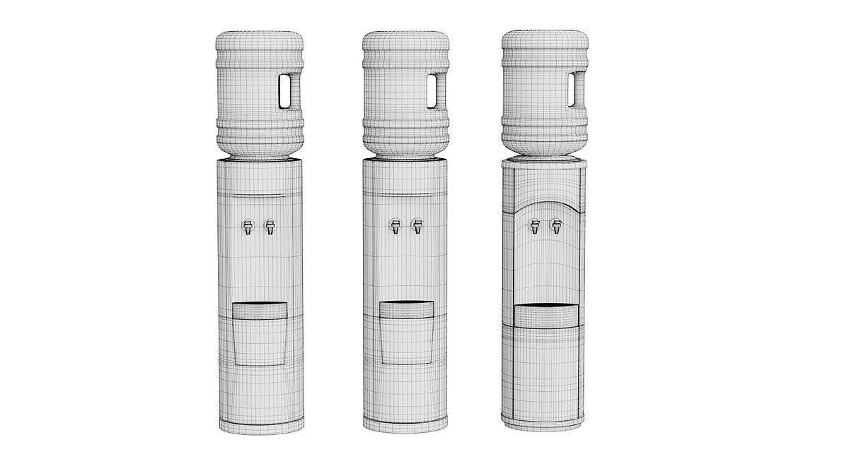 Water Coller BLENDER 3D Model Cycles 3D model_2