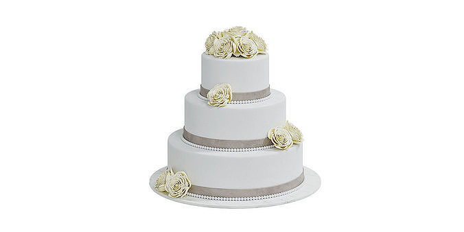 Wedding Cake BLENDER 3D Model Cycles 3D model