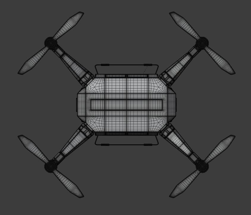 Military Drone 3D model_11