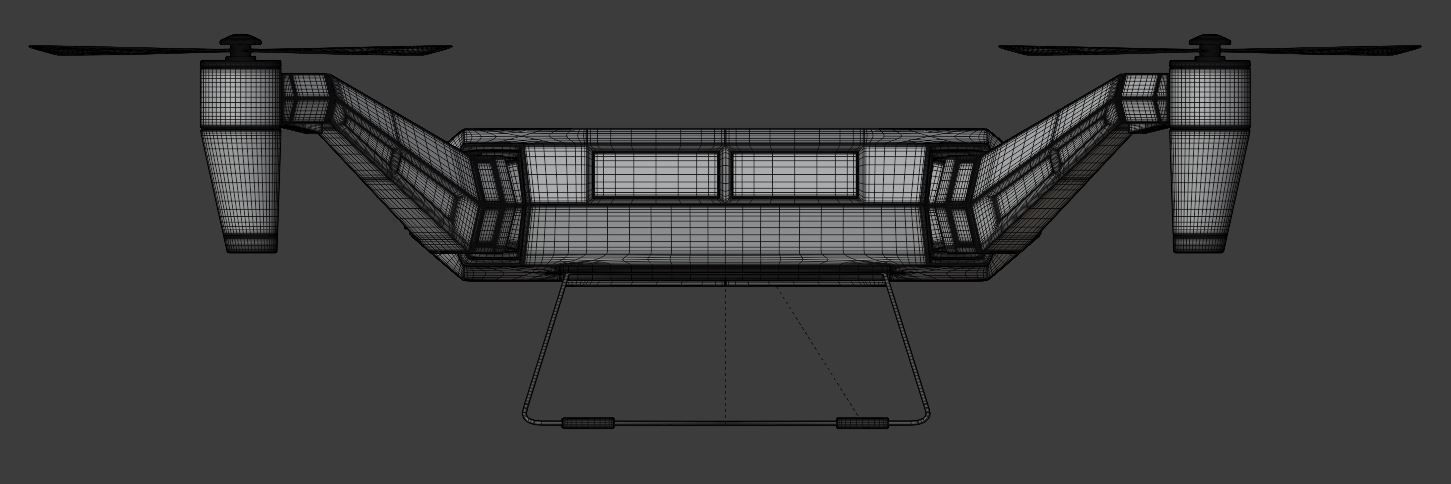 Military Drone 3D model_10