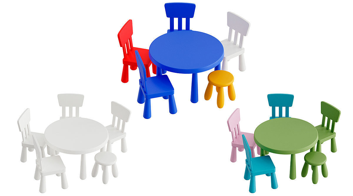 Ikea Mammut BLENDER 3D Model Cycles 3D model_2