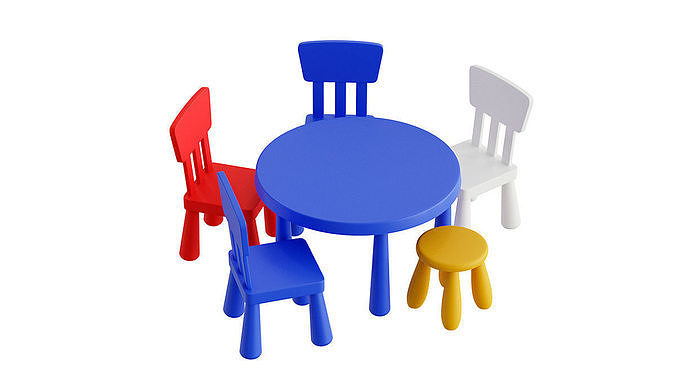 Ikea Mammut BLENDER 3D Model Cycles 3D model
